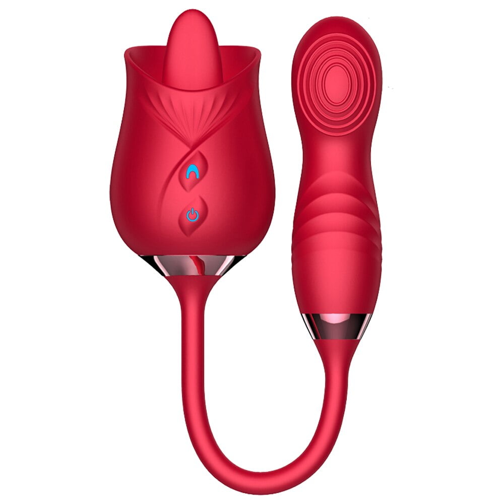 Red Powerful Rose Sucking Vibrator - Best Online Sex Toy Sites for