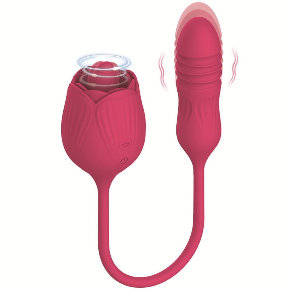 Oral Tongue Licking Rose Vibrator for Women - Best Online Sex Toy Sites for  Couples