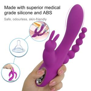 g spot rabbit vibrator - detail view