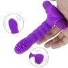purple finger vibrator for women - product photo