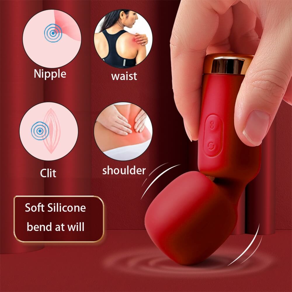 Mini Red Av Magic Vibrating - Best Online Sex Toy Sites for Couples