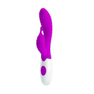 g spot rabbit vibrator - detail view