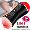 2 in 1 real vagina male sucking toy - product photo