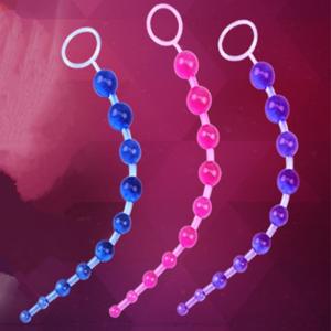 Multi Color Super Long Crystal Anal Beads Best Online Sex Toy