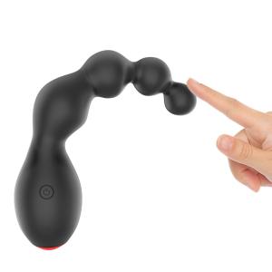 silicone anal beads - detail view
