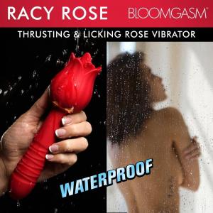 rose toy vibrator - detail view