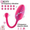 silicone electric lesbian vibrating egg - product photo
