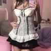 sexy black and white maid uniforms - product photo