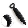 black screw thread extra large anal plug beads - product photo