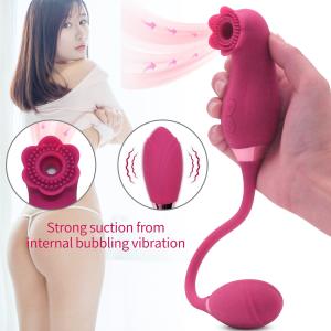 Double Head Sunflower Sucker Luxurious G-spot Vibrator