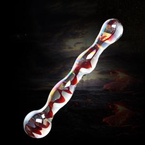 7 Inches G Point Colorful Crystal Glass Dildo