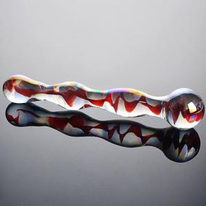 7 Inches G Point Colorful Crystal Glass Dildo