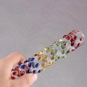 Candy Colored Glass Dildo