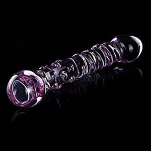 Purple Double Sided Glass Dildo