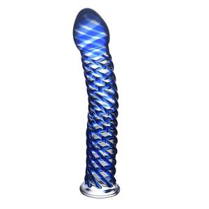curved crystal dildo