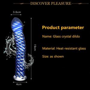 curved crystal dildo