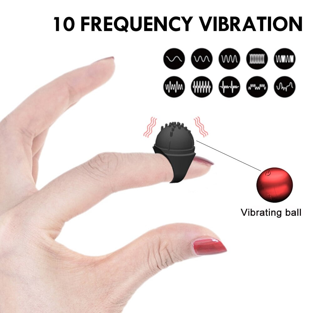 Usb Charge Finger Massage Finger Ring Vibrator picture