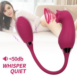 Double Head Sunflower Sucker Luxurious G-spot Vibrator