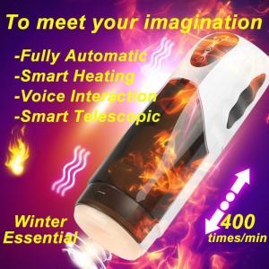 Automatic Telescopic's Heated Pocket Pussy