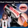 2 in1 pocket pussy sex toys - product photo