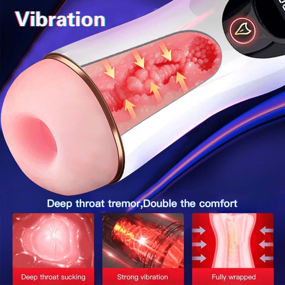 Sucking Vibration Electric Pocket Pussy afbeelding