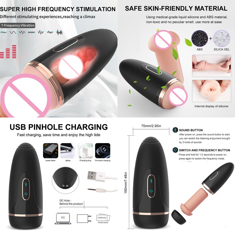 silicone fake vagina male sex machine