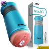 blue soft tpe luxury vibrating pocket pussy - product photo