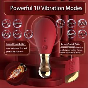 red powerful g spot clitoris stimulator view 2 - detail view