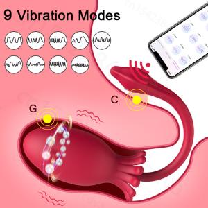 remote control vibrating egg - detail view