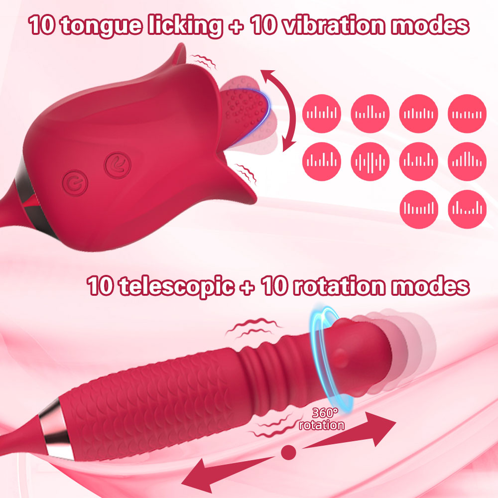 Red Rose Sex Toy With Dildo - Best Online Sex Toy Sites for Couples