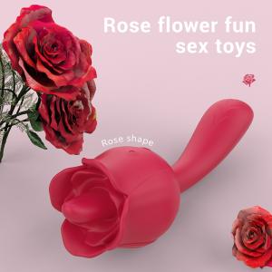 rose toy vibrator - detail view