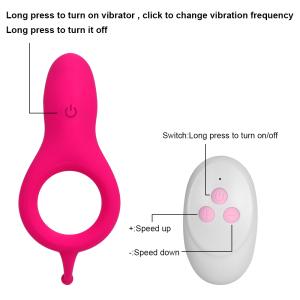 vibrating cock ring - detail view