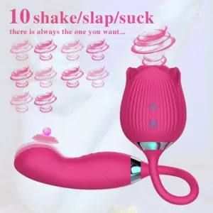 rose toy vibrator - detail view