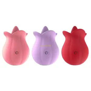 rose toy vibrator - detail view