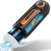 male electric stroker with 10 powerful vibrating thrusting - product photo