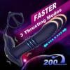 thrusting prostate massager anal vibrator with penis ring - product photo