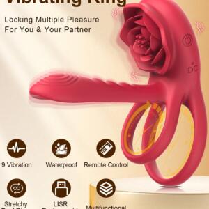 4-In-1 Male Cock Ring Vibrator