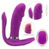 fully-fitted wearable butterfly vibrator g spot vibrator clitoral - product photo