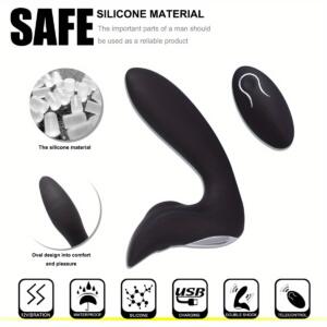 waterproof vibrating prostate massager for beginners personal anal - product photo