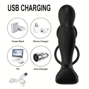 male prostate vibrator - detail view