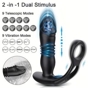 male prostate vibrator - angle shot
