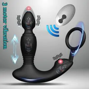 Thrusting Anal Vibrator Penis Ring