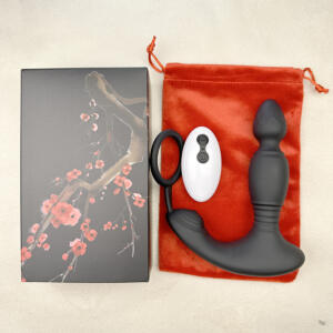 thrusting anal vibrator penis ring - product photo