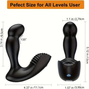 male prostate vibrator - detail view