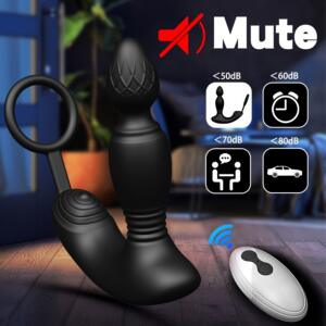 anal vibrator product photo - angle shot