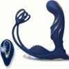 12 vibrating modes remote control anal vibrator - product photo