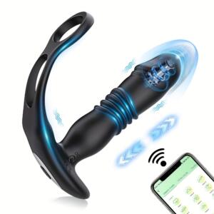 male prostate vibrator - angle shot