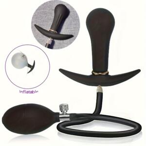 Waterproof Silicone Inflatable Anal Plug