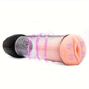 Black Waterproof Vibrating Pocket Pussy