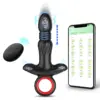 wireless remote control anal plug - product photo